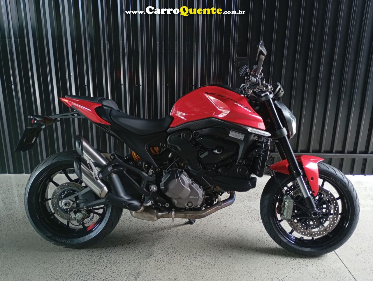 DUCATI   MONSTER 937CC   VERMELHO 2022 937 GASOLINA - Loja