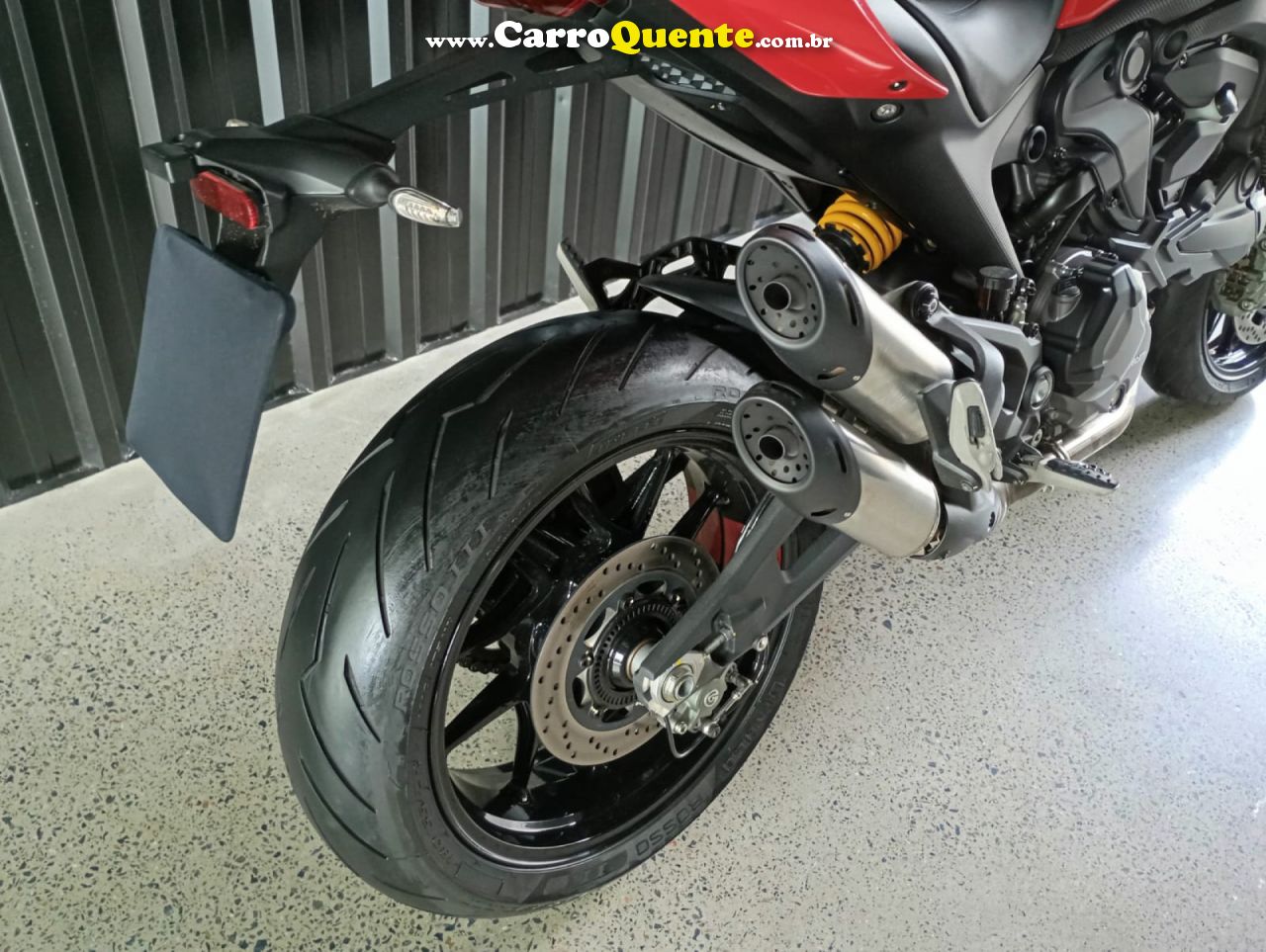 DUCATI   MONSTER 937CC   VERMELHO 2022 937 GASOLINA - Loja