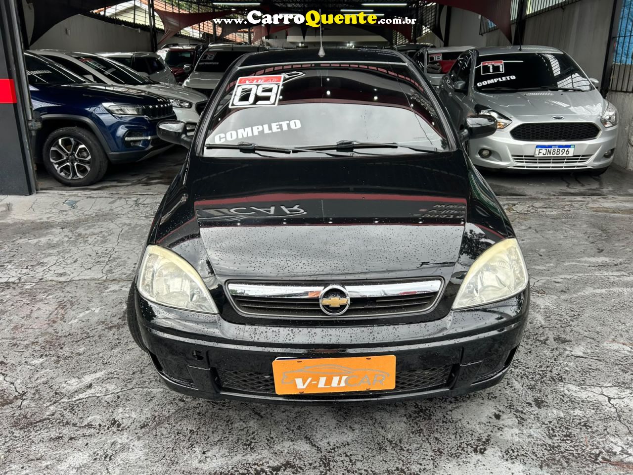 CHEVROLET   CORSA HAT. PREMIUM 1.4 8V ECONOFLEX 5P   PRETO 2009 1.4 FLEX - Loja