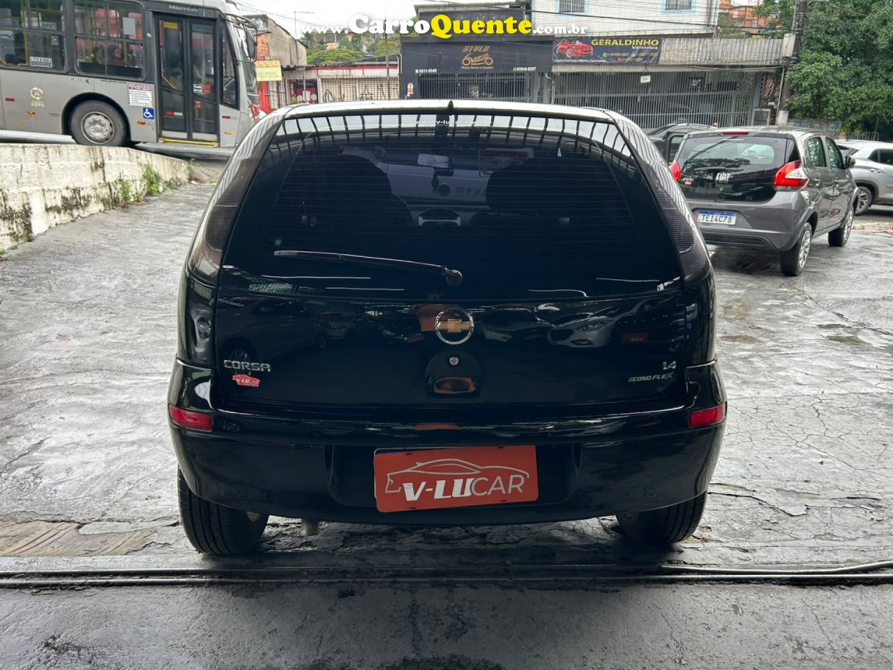 CHEVROLET   CORSA HAT. PREMIUM 1.4 8V ECONOFLEX 5P   PRETO 2009 1.4 FLEX - Loja