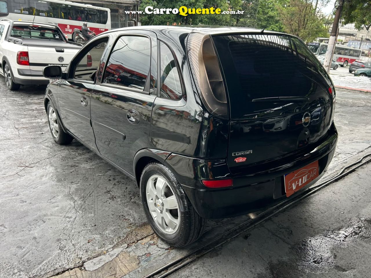 CHEVROLET   CORSA HAT. PREMIUM 1.4 8V ECONOFLEX 5P   PRETO 2009 1.4 FLEX - Loja
