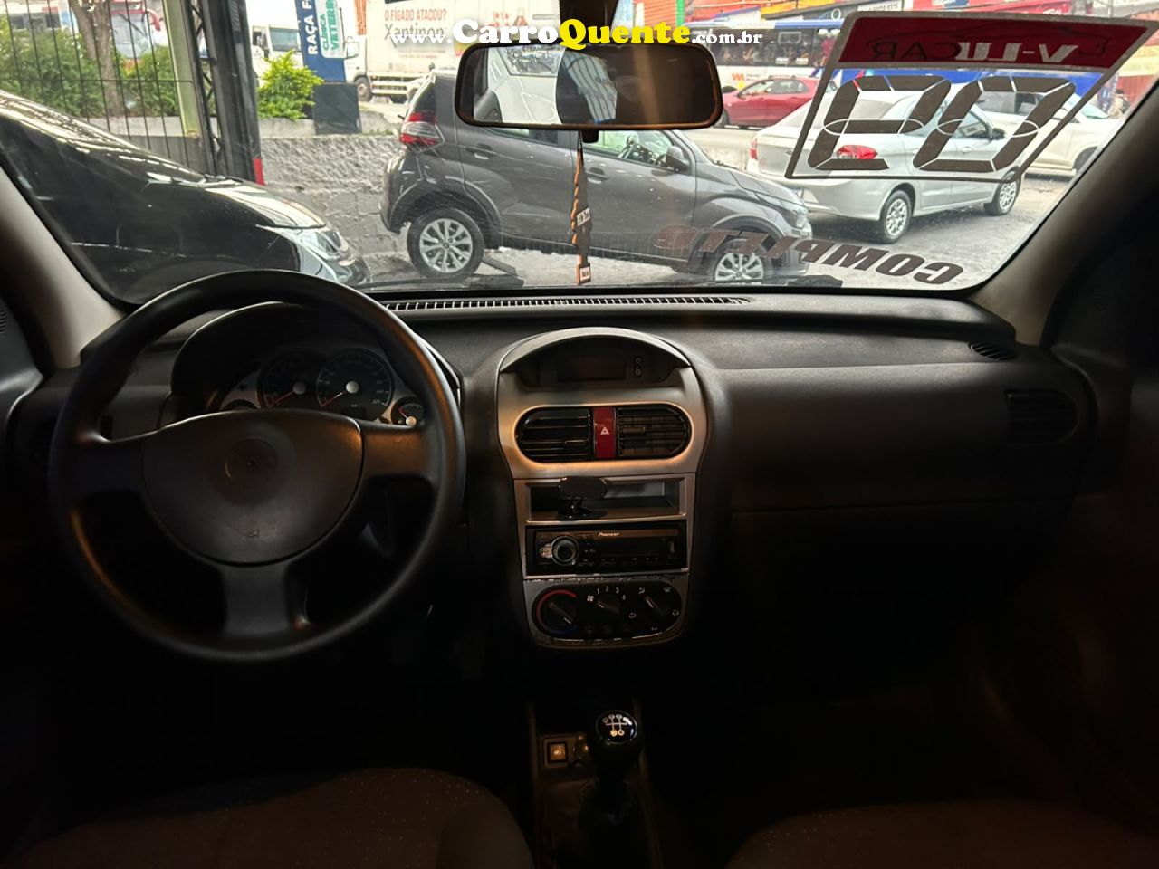 CHEVROLET   CORSA HAT. PREMIUM 1.4 8V ECONOFLEX 5P   PRETO 2009 1.4 FLEX - Loja
