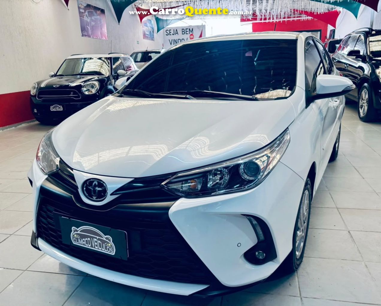 TOYOTA   YARIS XS 1.5 FLEX 16V 5P AUT.   BRANCO 2023 1.5 FLEX - Loja