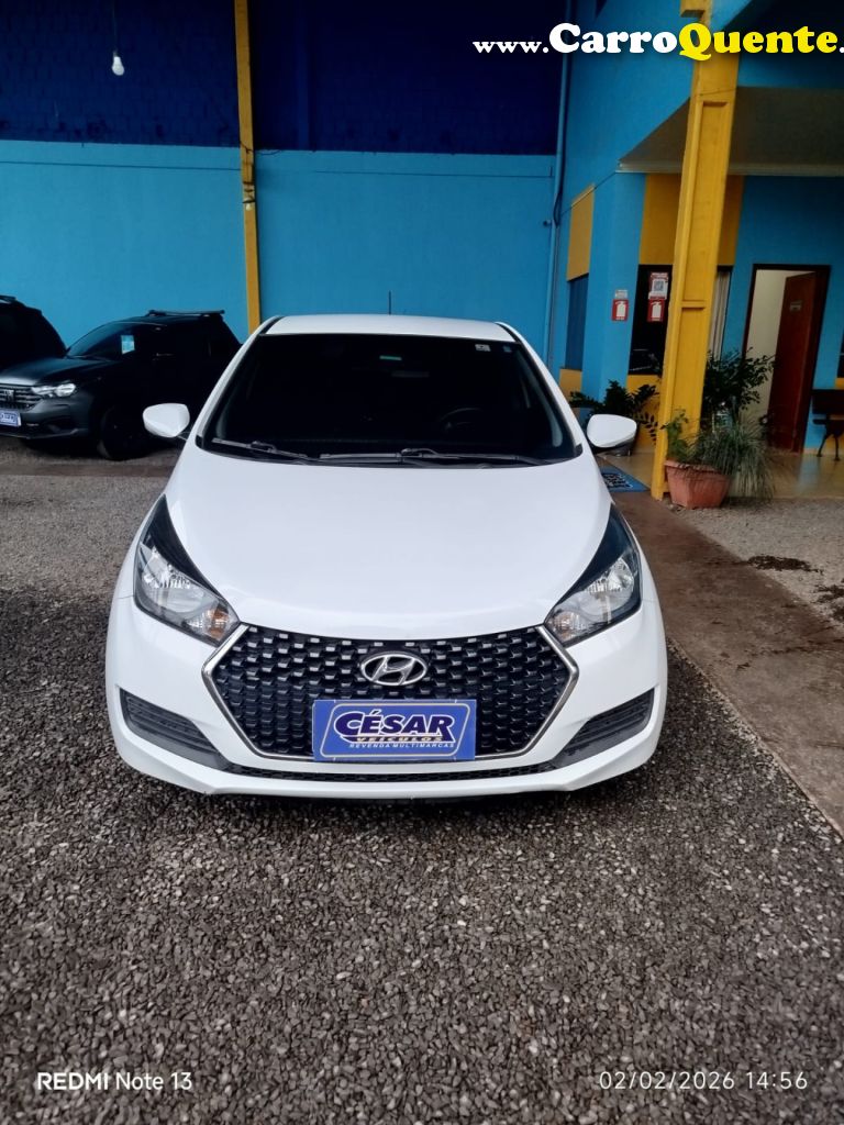 HYUNDAI   HB20 COMF.C.PLUSC.STYLE 1.0 FLEX 12V   BRANCO 2019 1.0 FLEX - Loja