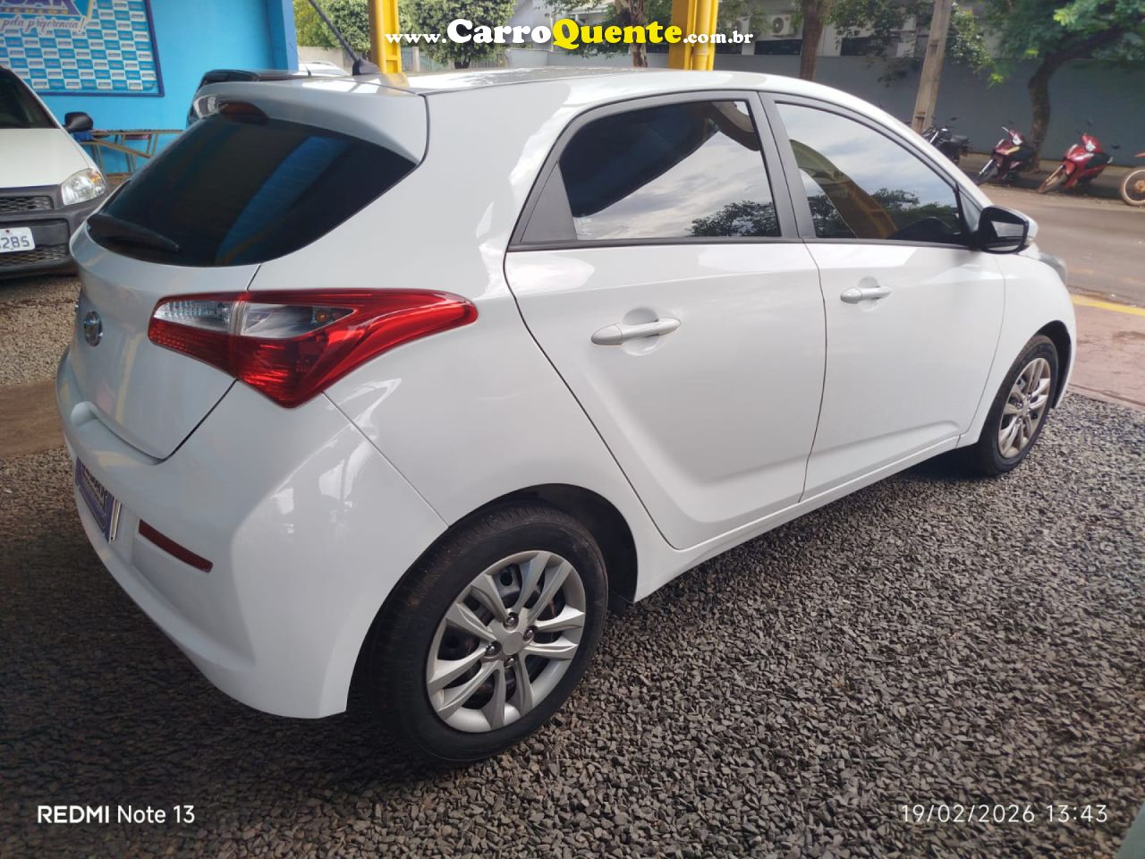 HYUNDAI   HB20 COMF.C.PLUSC.STYLE 1.0 FLEX 12V   BRANCO 2019 1.0 FLEX - Loja