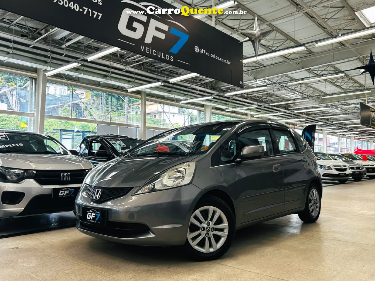 HONDA   FIT DX 1.4 FLEX 16V 5P AUT.   CINZA 2011 1.4 FLEX - Loja