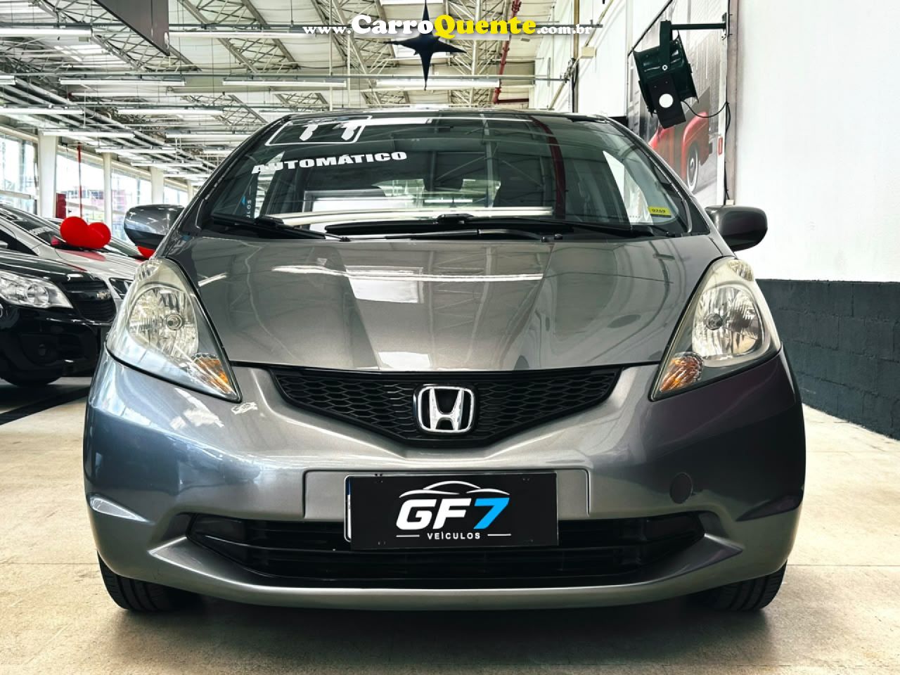 HONDA   FIT DX 1.4 FLEX 16V 5P AUT.   CINZA 2011 1.4 FLEX - Loja
