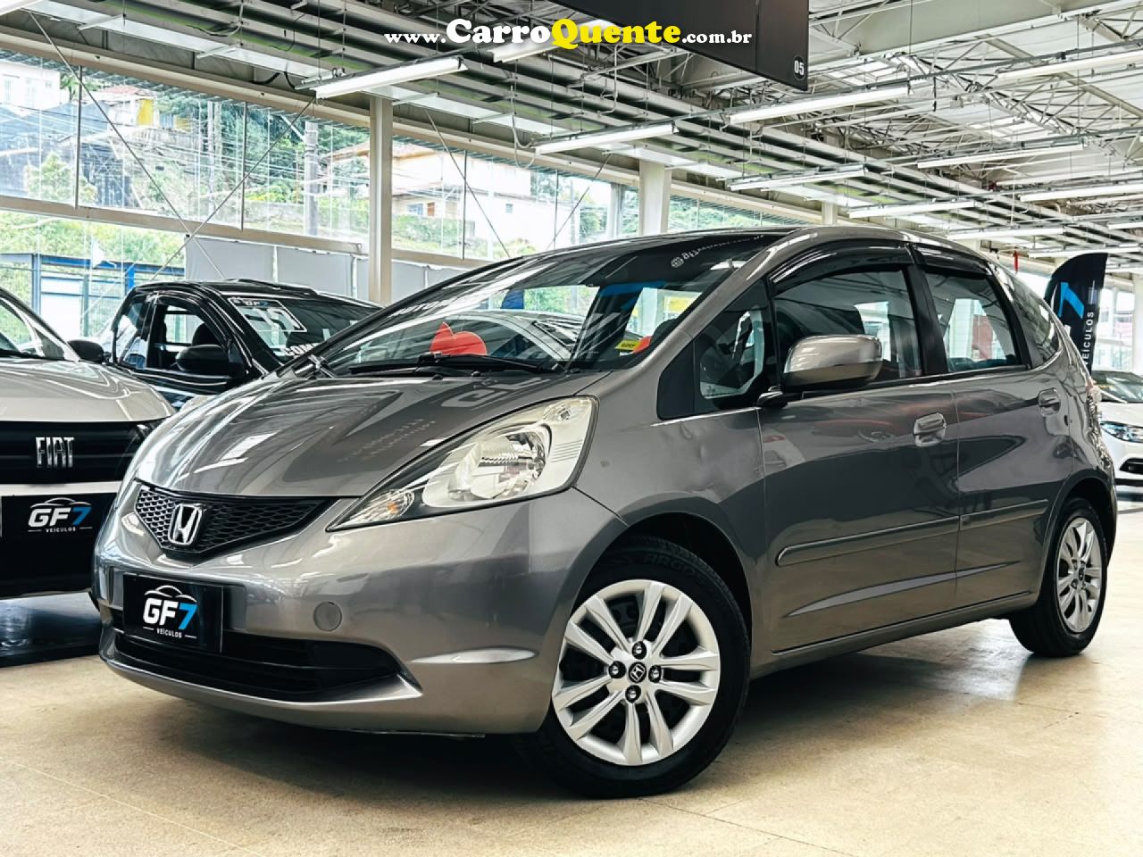 HONDA   FIT DX 1.4 FLEX 16V 5P AUT.   CINZA 2011 1.4 FLEX - Loja