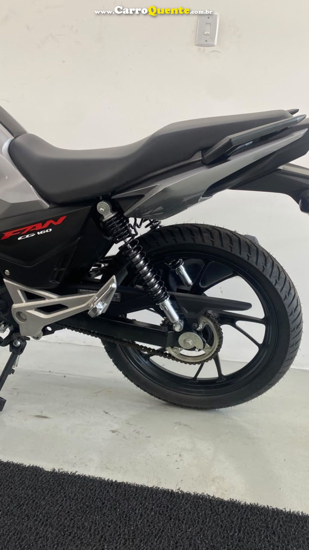 HONDA   CG 160 FAN FLEX   PRATA 2026 160 FLEX - Loja