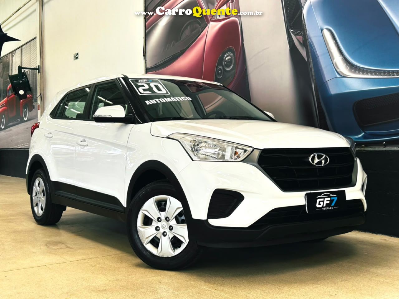HYUNDAI   CRETA ATTITUDE 1.6 16V FLEX AUT.   BRANCO 2020 1.6 FLEX - Loja