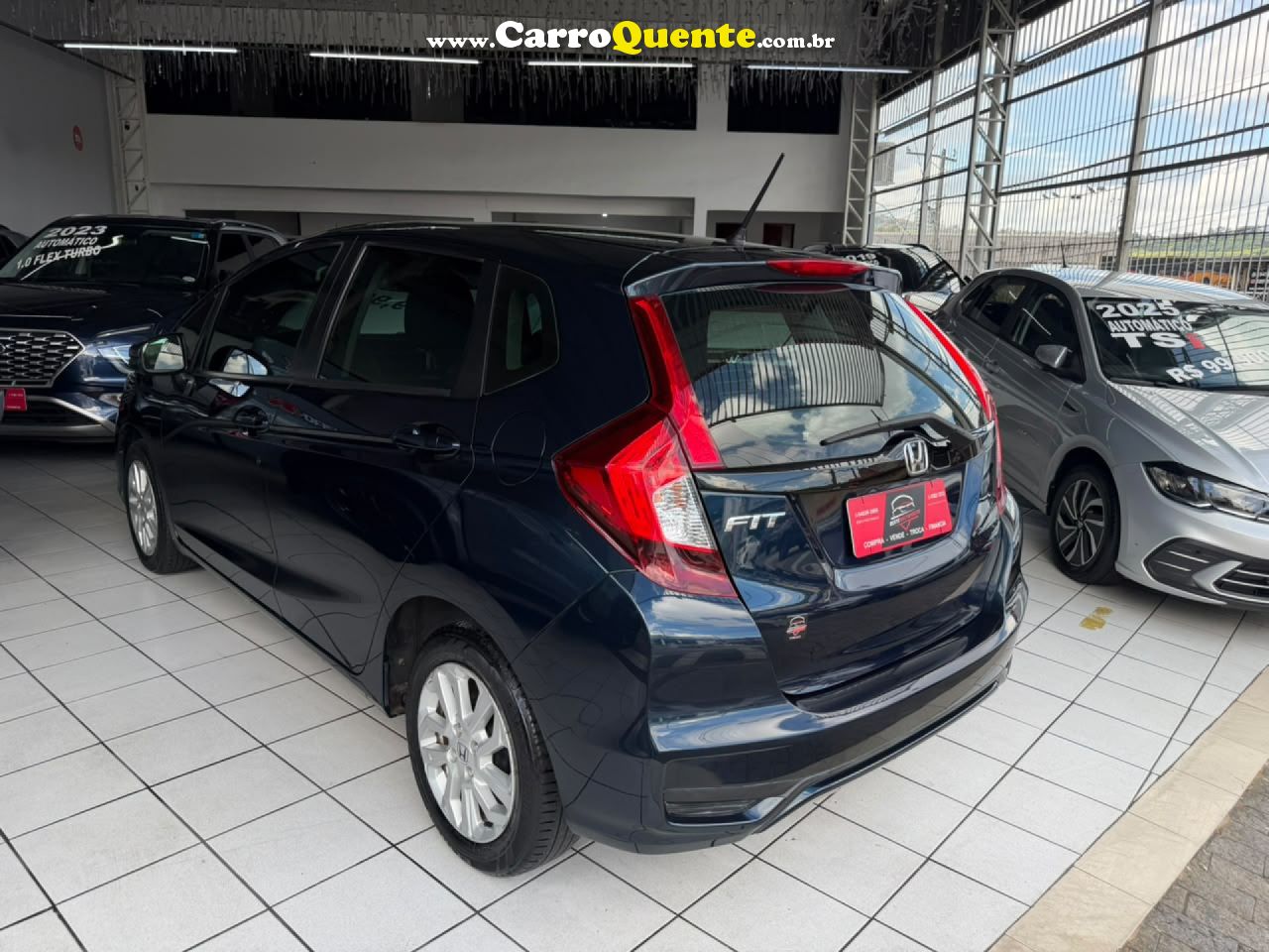 HONDA   FIT LX 1.5 FLEXONE 16V 5P AUT.   AZUL 2018 1.5 GASOLINA - Loja