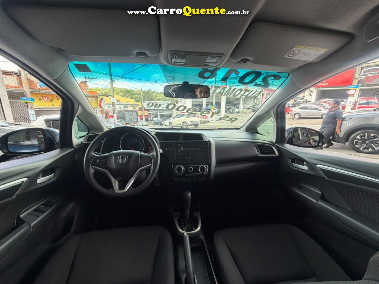 HONDA   FIT LX 1.5 FLEXONE 16V 5P AUT.   AZUL 2018 1.5 GASOLINA - Loja