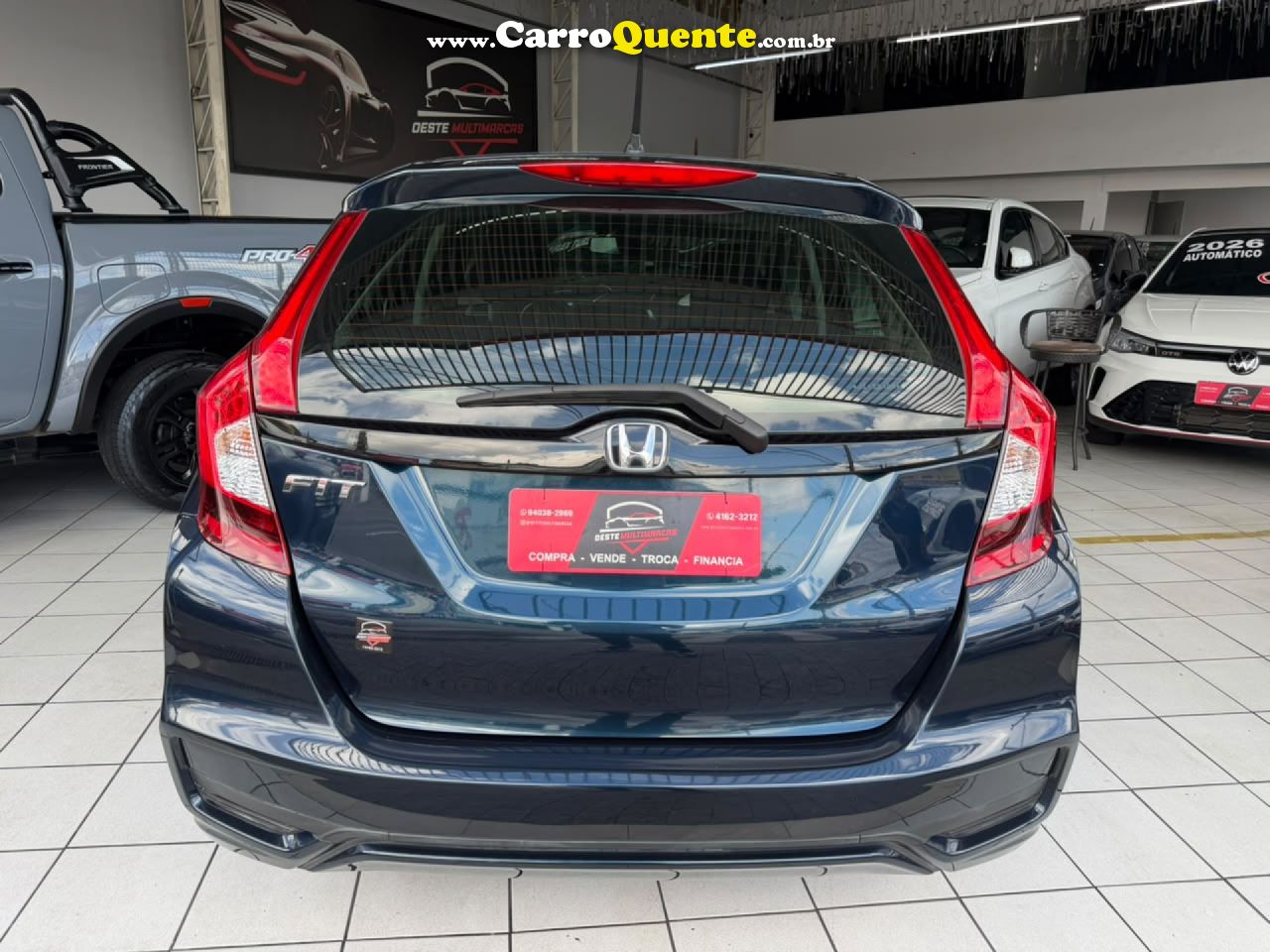 HONDA   FIT LX 1.5 FLEXONE 16V 5P AUT.   AZUL 2018 1.5 GASOLINA - Loja