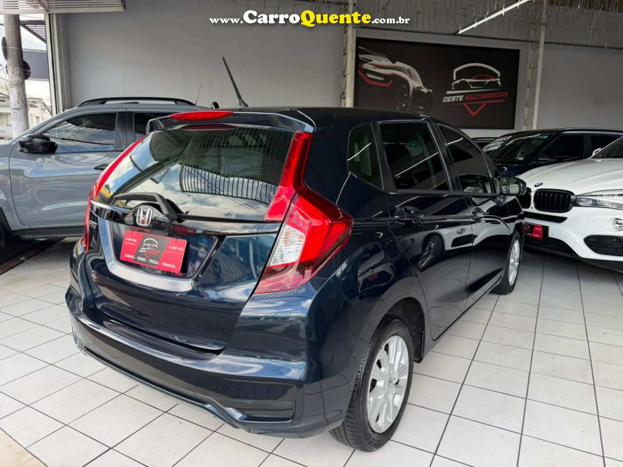 HONDA   FIT LX 1.5 FLEXONE 16V 5P AUT.   AZUL 2018 1.5 GASOLINA - Loja