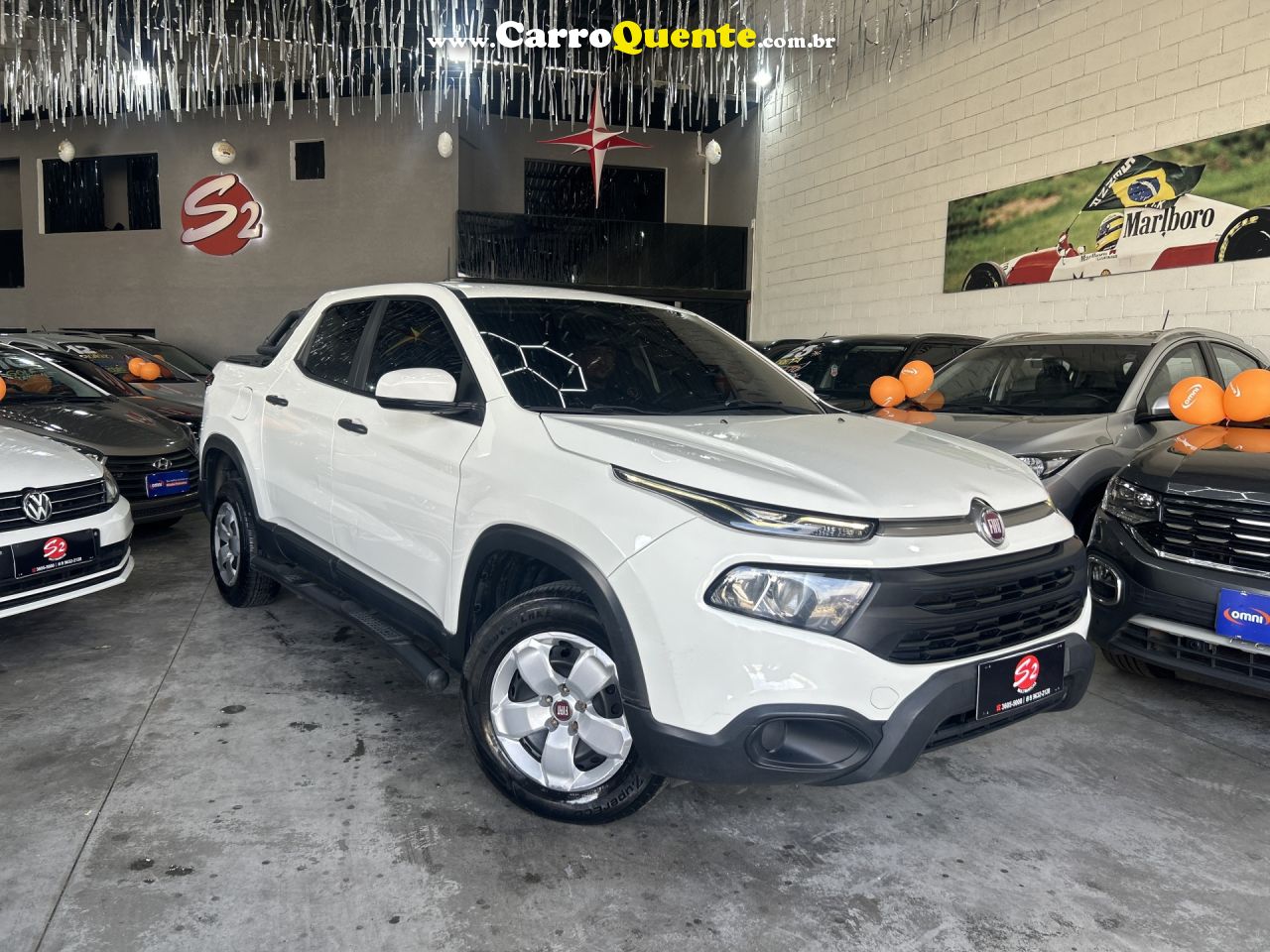 FIAT   TORO ENDURANCE 1.8 16V FLEX AUT.   BRANCO 2019 1.8 FLEX - Loja