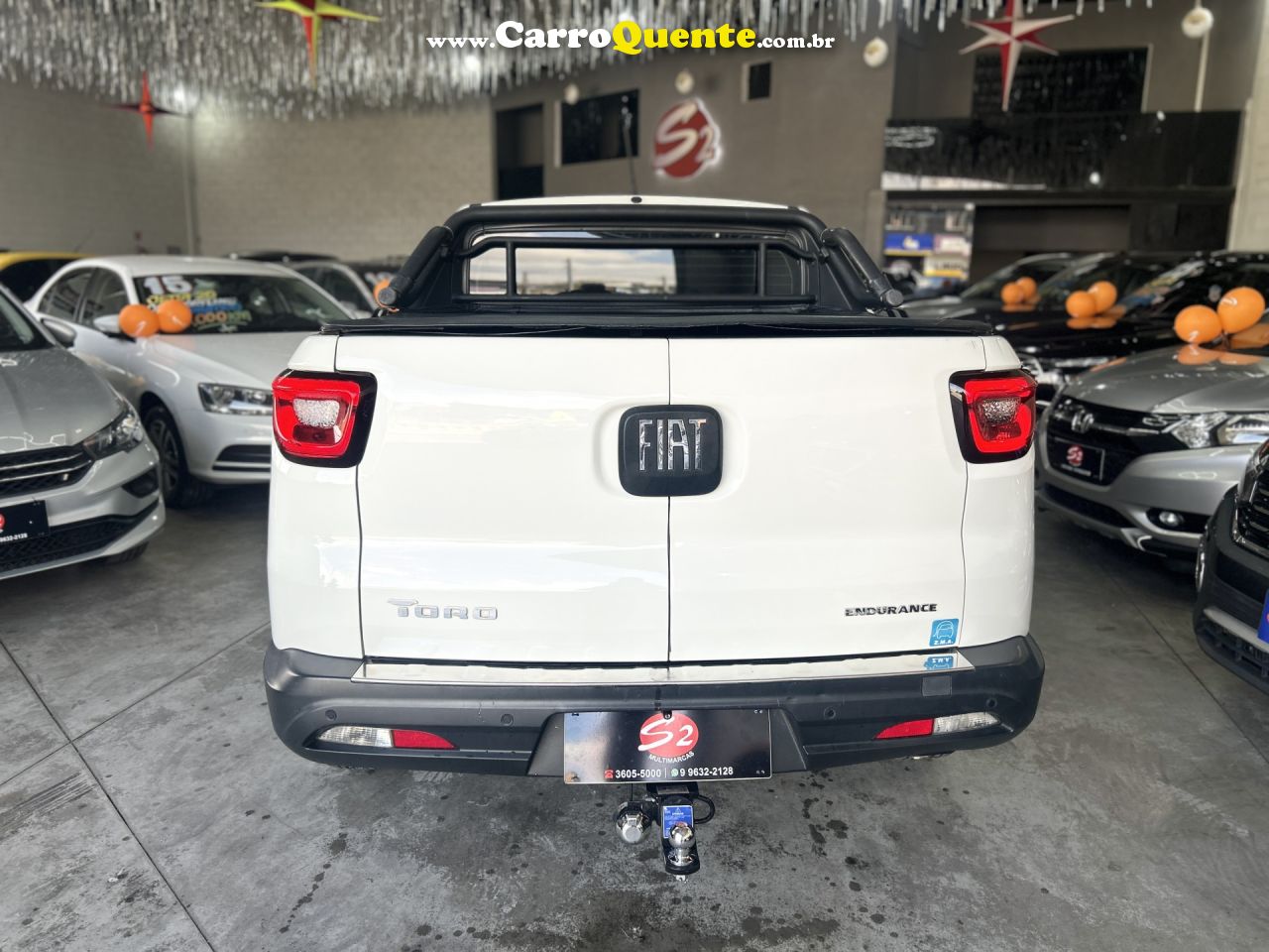FIAT   TORO ENDURANCE 1.8 16V FLEX AUT.   BRANCO 2019 1.8 FLEX - Loja