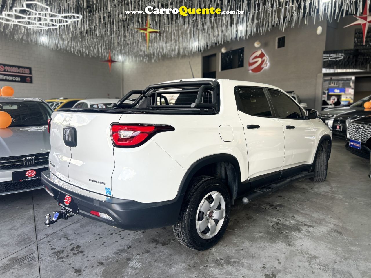 FIAT   TORO ENDURANCE 1.8 16V FLEX AUT.   BRANCO 2019 1.8 FLEX - Loja