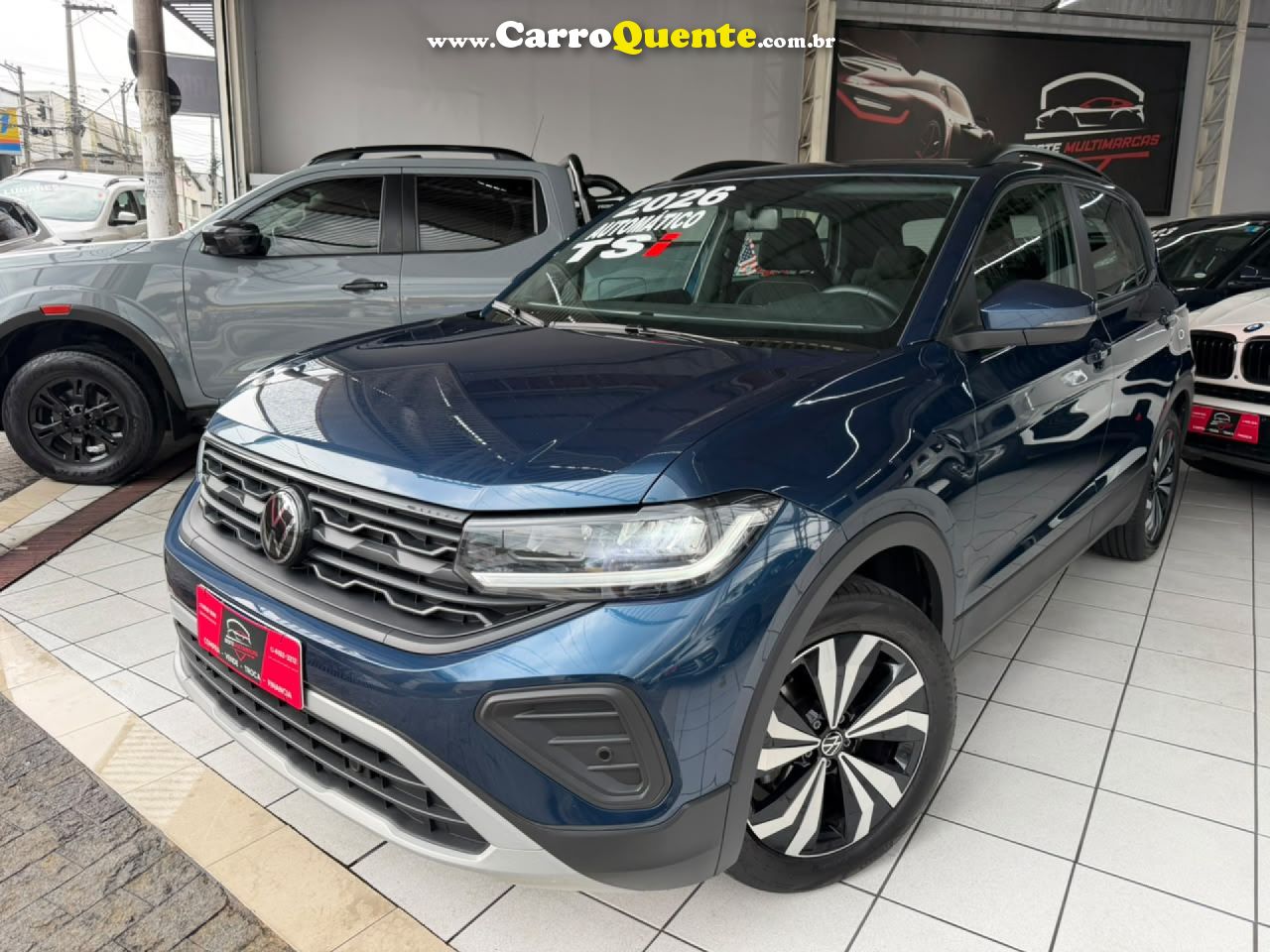 VOLKSWAGEN   T-CROSS 1.0 TSI FLEX 12V 5P AUT.   AZUL 2026 1.0 FLEX - Loja