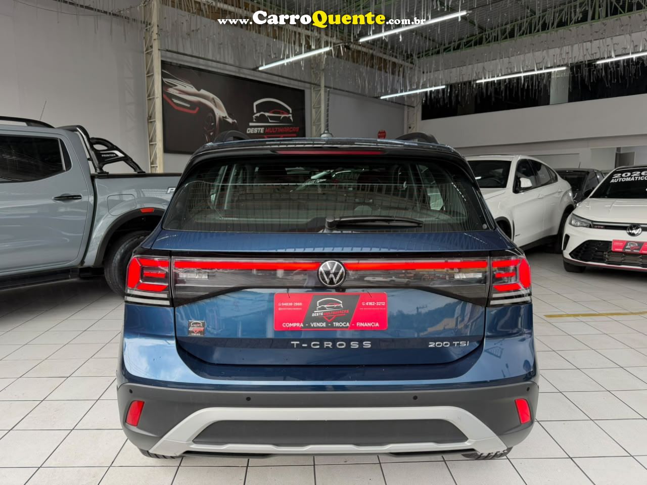 VOLKSWAGEN   T-CROSS 1.0 TSI FLEX 12V 5P AUT.   AZUL 2026 1.0 FLEX - Loja