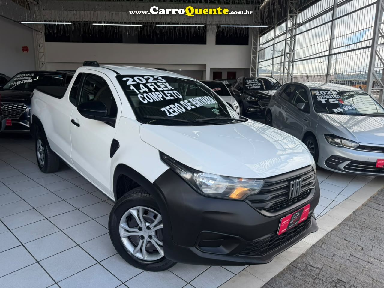 FIAT   STRADA ENDURANCE 1.4 FLEX 8V CS PLUS   BRANCO 2023 1.4 FLEX - Loja