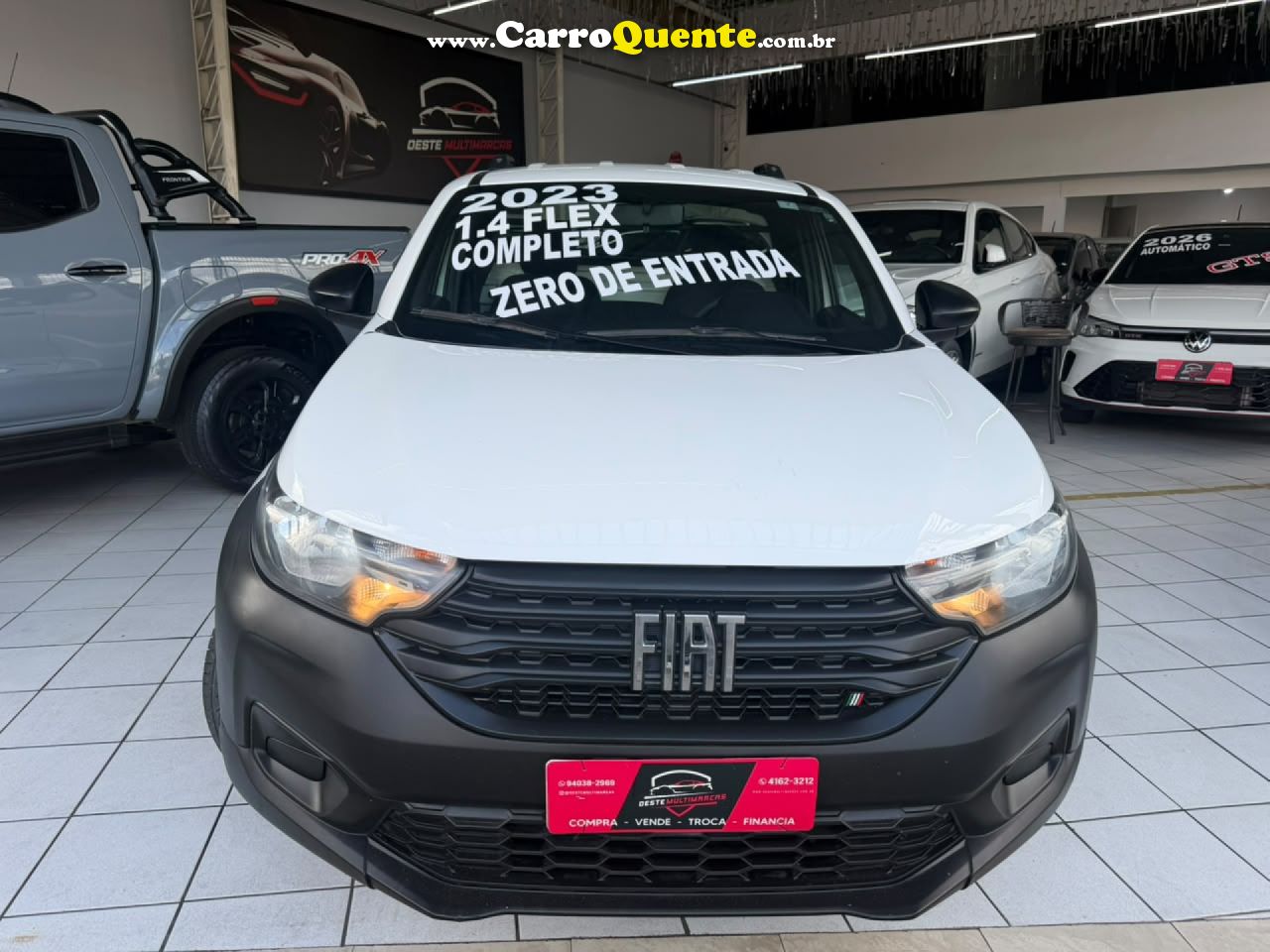 FIAT   STRADA ENDURANCE 1.4 FLEX 8V CS PLUS   BRANCO 2023 1.4 FLEX - Loja