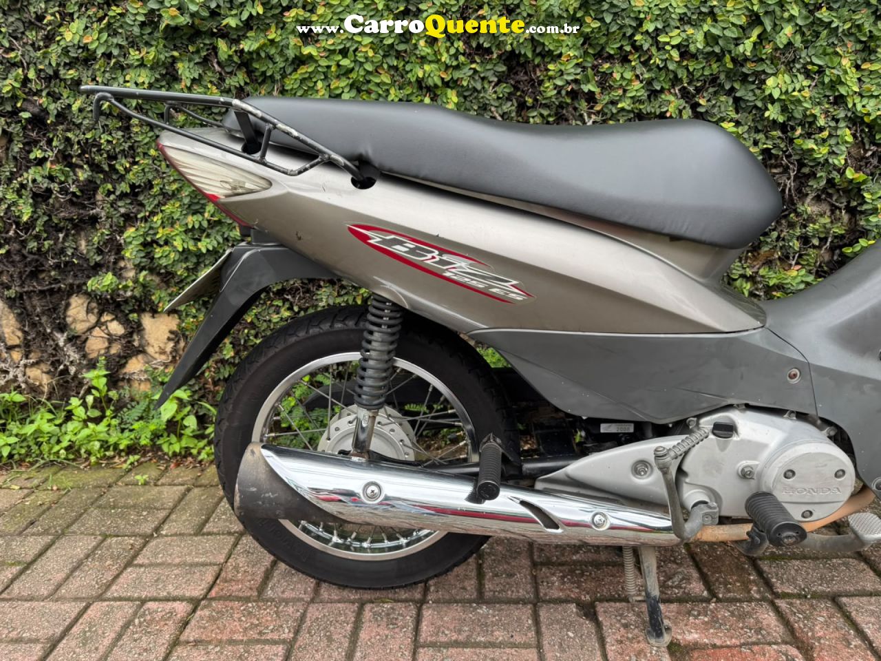 HONDA   BIZ 125+   CINZA 2008 125 GASOLINA - Loja