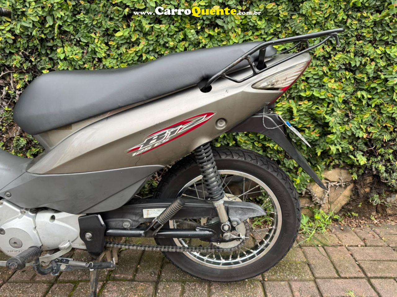 HONDA   BIZ 125+   CINZA 2008 125 GASOLINA - Loja