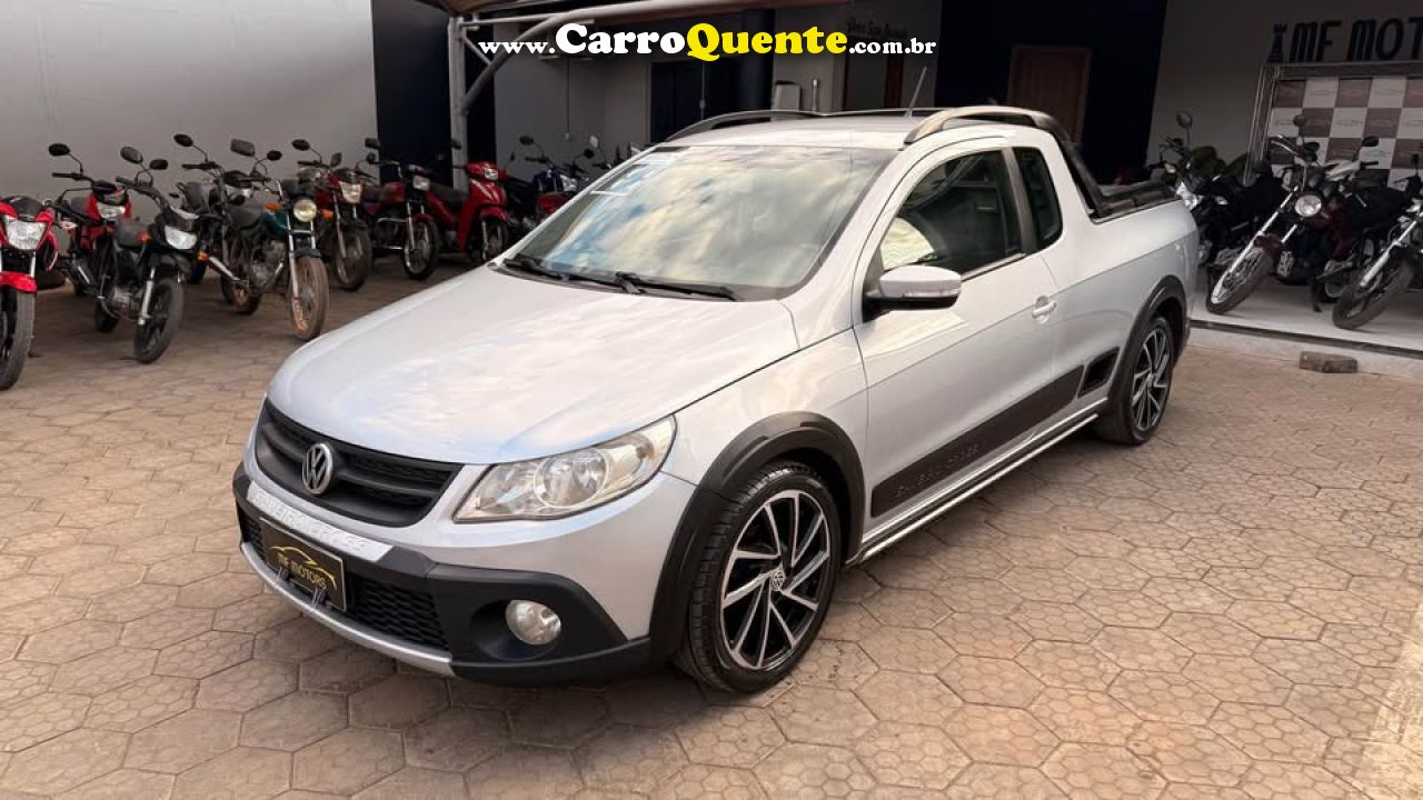 VOLKSWAGEN   SAVEIRO CROSS 1.6 MI TOTAL FLEX 8V CE   PRATA 2011 1.6 FLEX - Loja