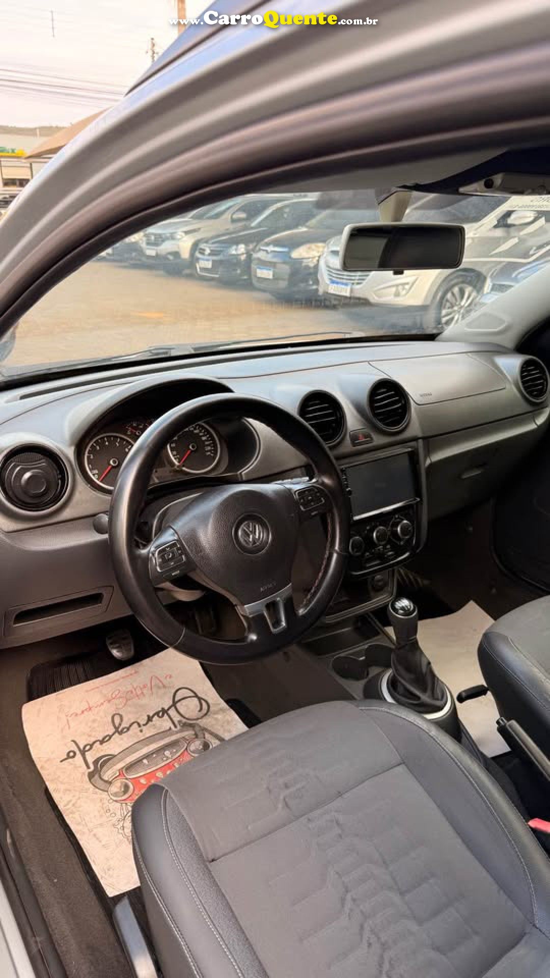 VOLKSWAGEN   SAVEIRO CROSS 1.6 MI TOTAL FLEX 8V CE   PRATA 2011 1.6 FLEX - Loja
