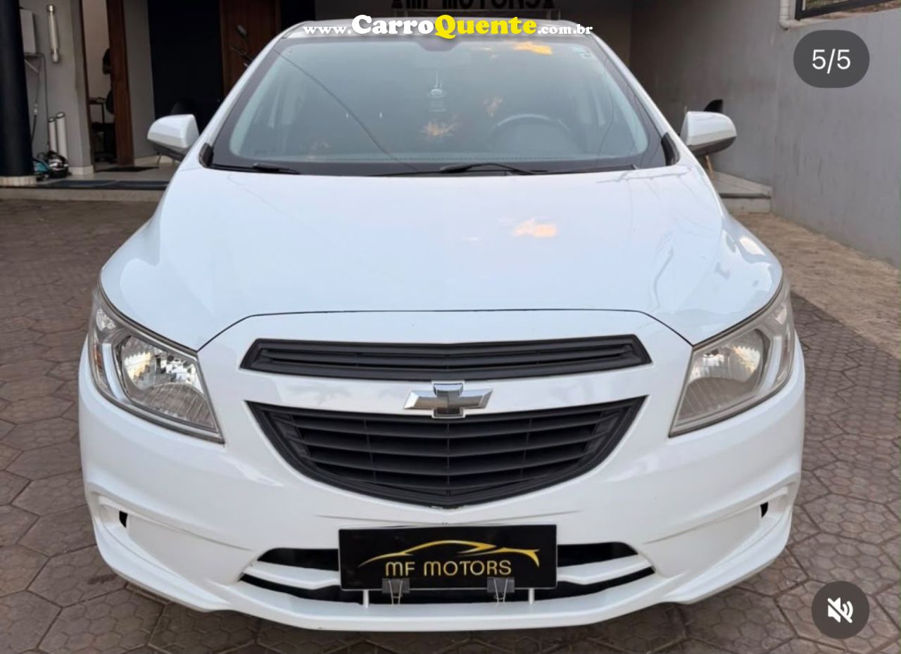 CHEVROLET   ONIX HATCH LS 1.0 8V FLEXPOWER 5P MEC.   BRANCO 2015 1.0 FLEX - Loja
