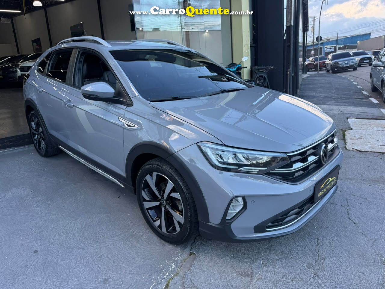 VOLKSWAGEN   NIVUS HIGHLINE 1.0 200 TSI FLEX AUT.   CINZA 2021 1.0 FLEX - Loja