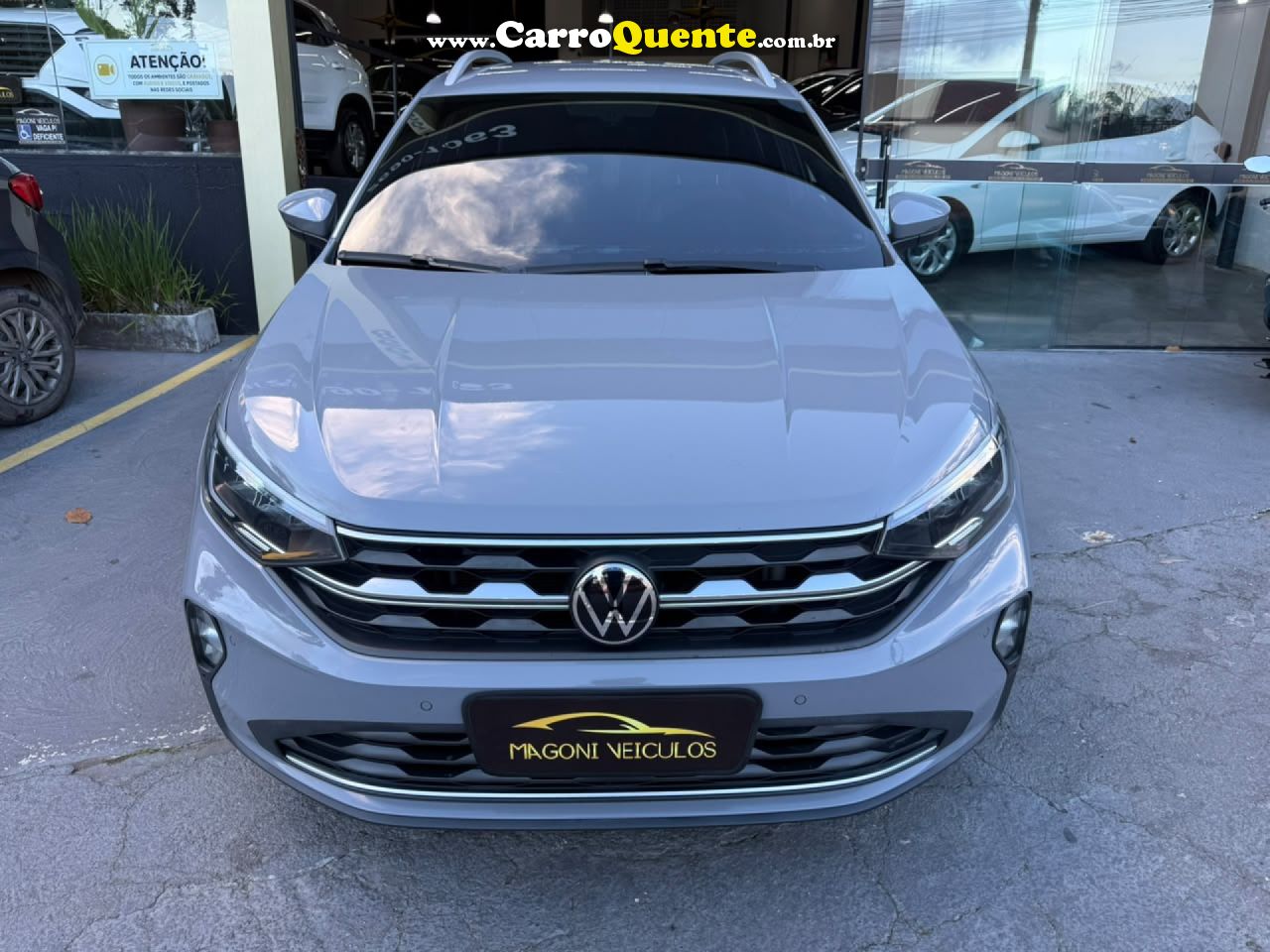 VOLKSWAGEN   NIVUS HIGHLINE 1.0 200 TSI FLEX AUT.   CINZA 2021 1.0 FLEX - Loja