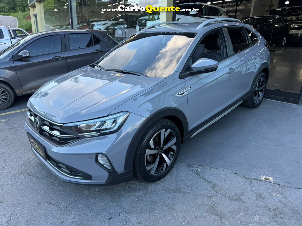 VOLKSWAGEN   NIVUS HIGHLINE 1.0 200 TSI FLEX AUT.   CINZA 2021 1.0 FLEX - Loja