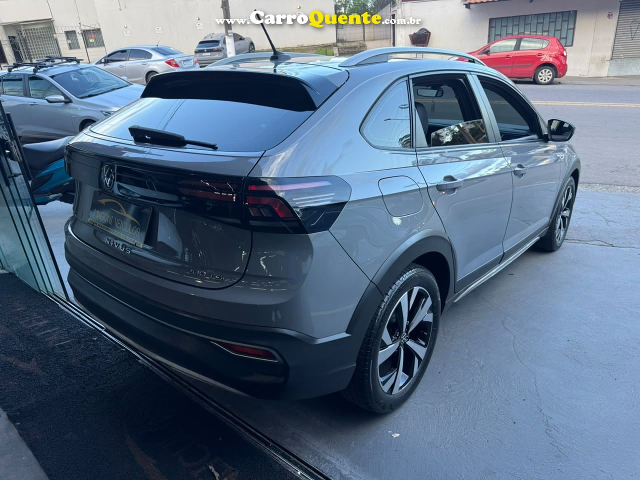 VOLKSWAGEN   NIVUS HIGHLINE 1.0 200 TSI FLEX AUT.   CINZA 2021 1.0 FLEX - Loja