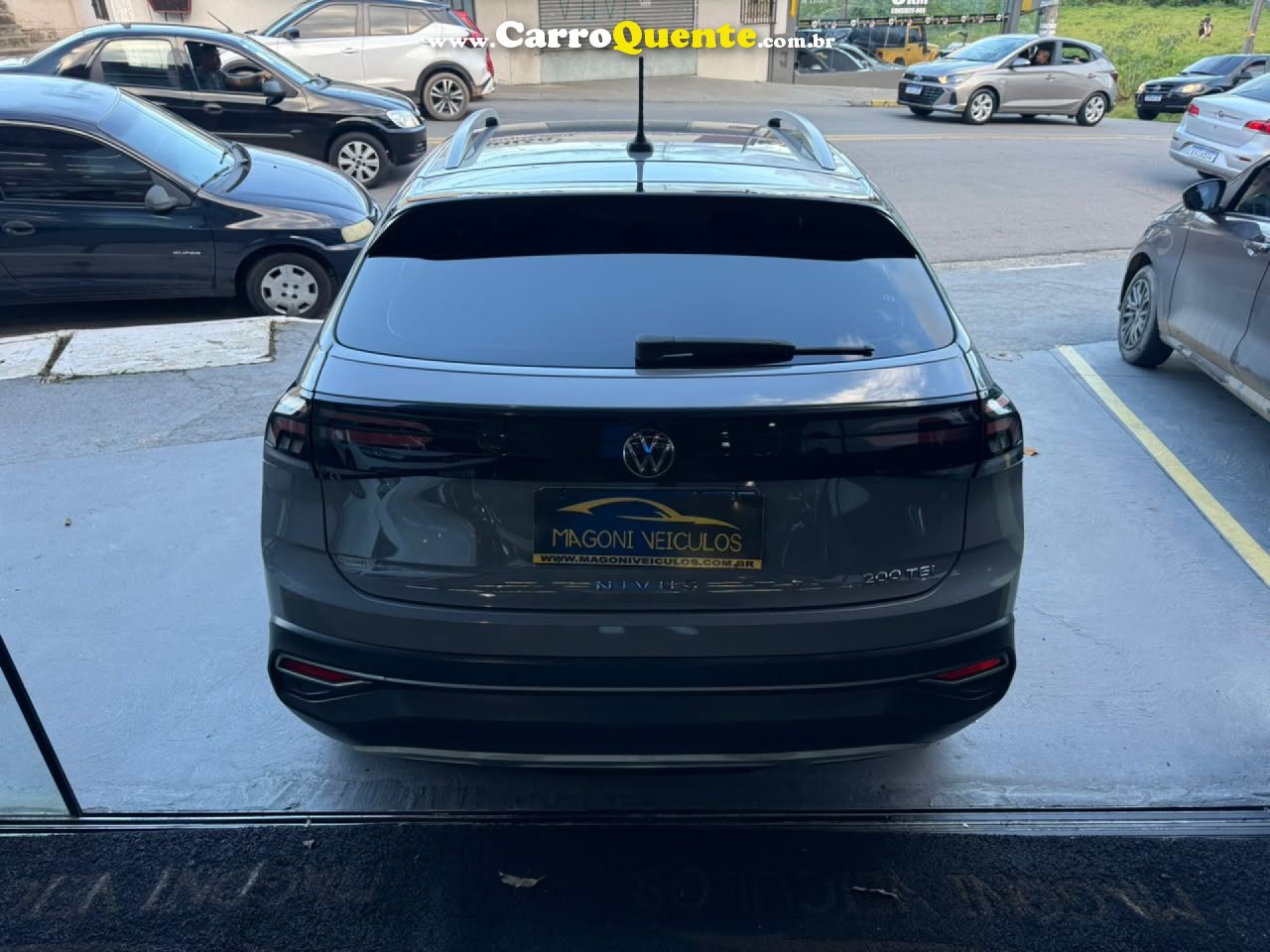 VOLKSWAGEN   NIVUS HIGHLINE 1.0 200 TSI FLEX AUT.   CINZA 2021 1.0 FLEX - Loja