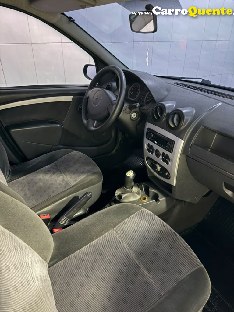 RENAULT   LOGAN PRIVILÈGE HI-FLEX 1.6 8V 4P   CINZA 2008 1.6 GASOLINA - Loja