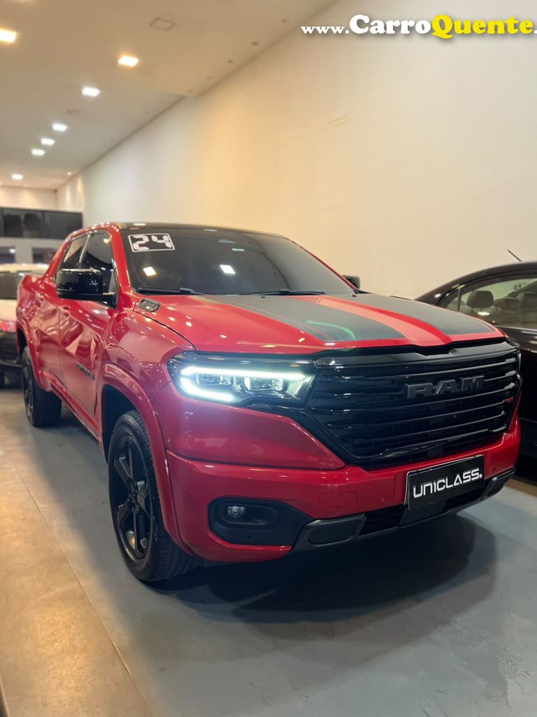 RAM   RAMPAGE RT HURRIC. 4 2.0 TB CD 4X4 AUT.   VERMELHO 2024 2.0 GASOLINA - Loja