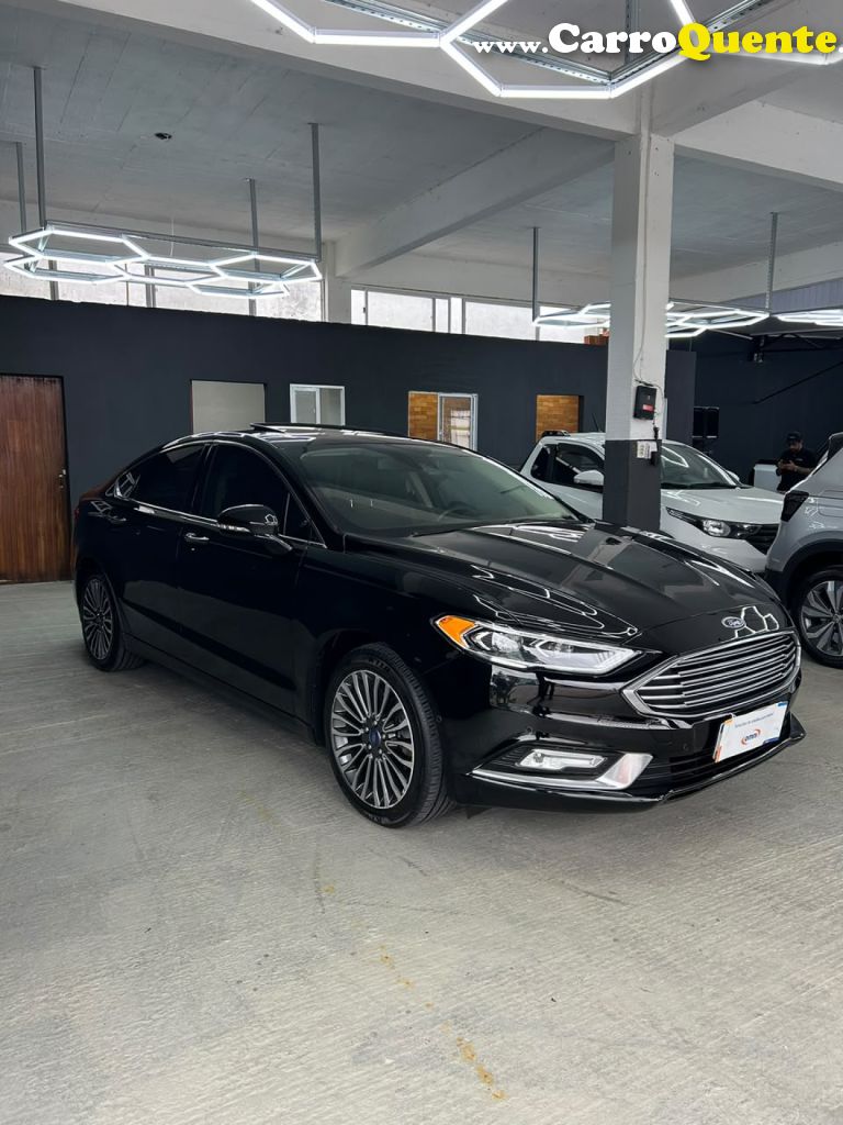 FORD   FUSION TITANIUM 2.0 GTDI ECO. AWD AUT.   PRETO 2017 2.0 GASOLINA - Loja