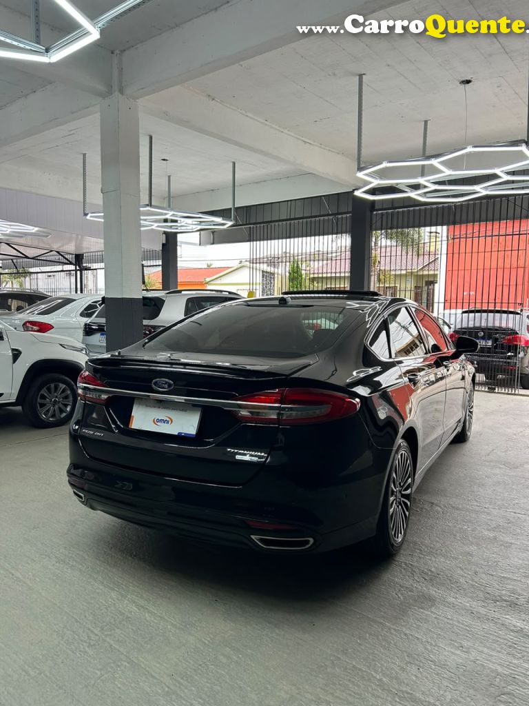FORD   FUSION TITANIUM 2.0 GTDI ECO. AWD AUT.   PRETO 2017 2.0 GASOLINA - Loja