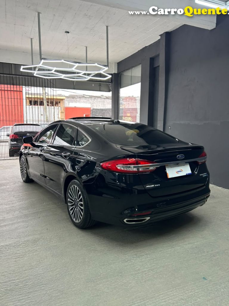 FORD   FUSION TITANIUM 2.0 GTDI ECO. AWD AUT.   PRETO 2017 2.0 GASOLINA - Loja
