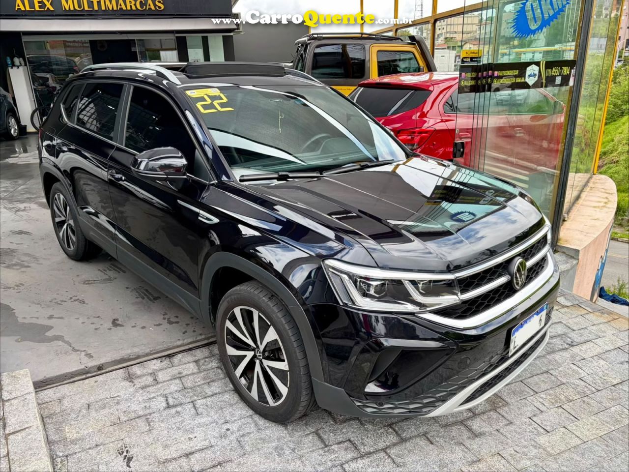 VOLKSWAGEN   TAOS HIGHLINE 1.4 250 TSI FLEX AUT.   PRETO 2022 1.4 FLEX - Loja