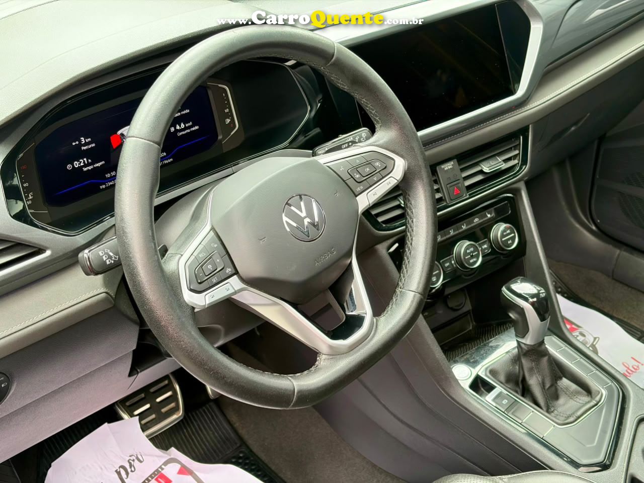 VOLKSWAGEN   TAOS HIGHLINE 1.4 250 TSI FLEX AUT.   PRETO 2022 1.4 FLEX - Loja