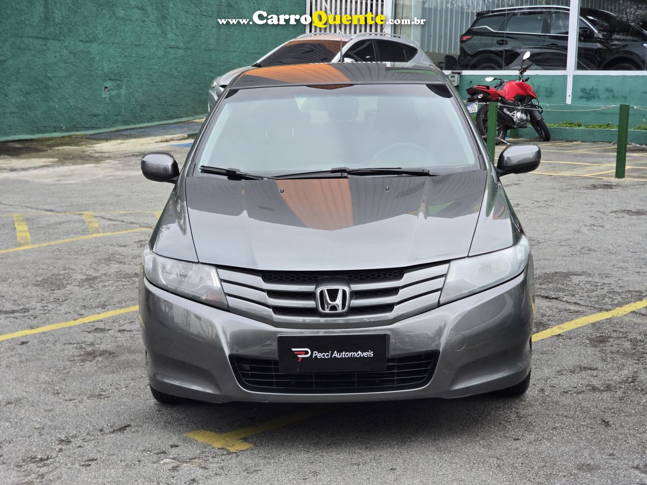 HONDA   CITY SEDAN LX 1.5 FLEX 16V 4P AUT.   CINZA 2012 1.5 FLEX - Loja