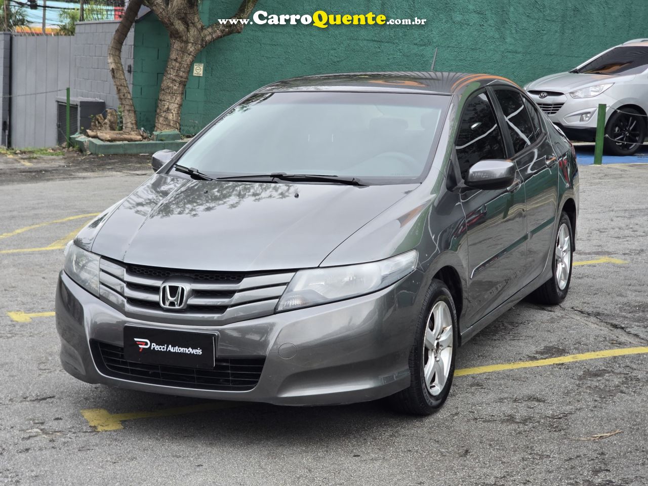 HONDA   CITY SEDAN LX 1.5 FLEX 16V 4P AUT.   CINZA 2012 1.5 FLEX - Loja