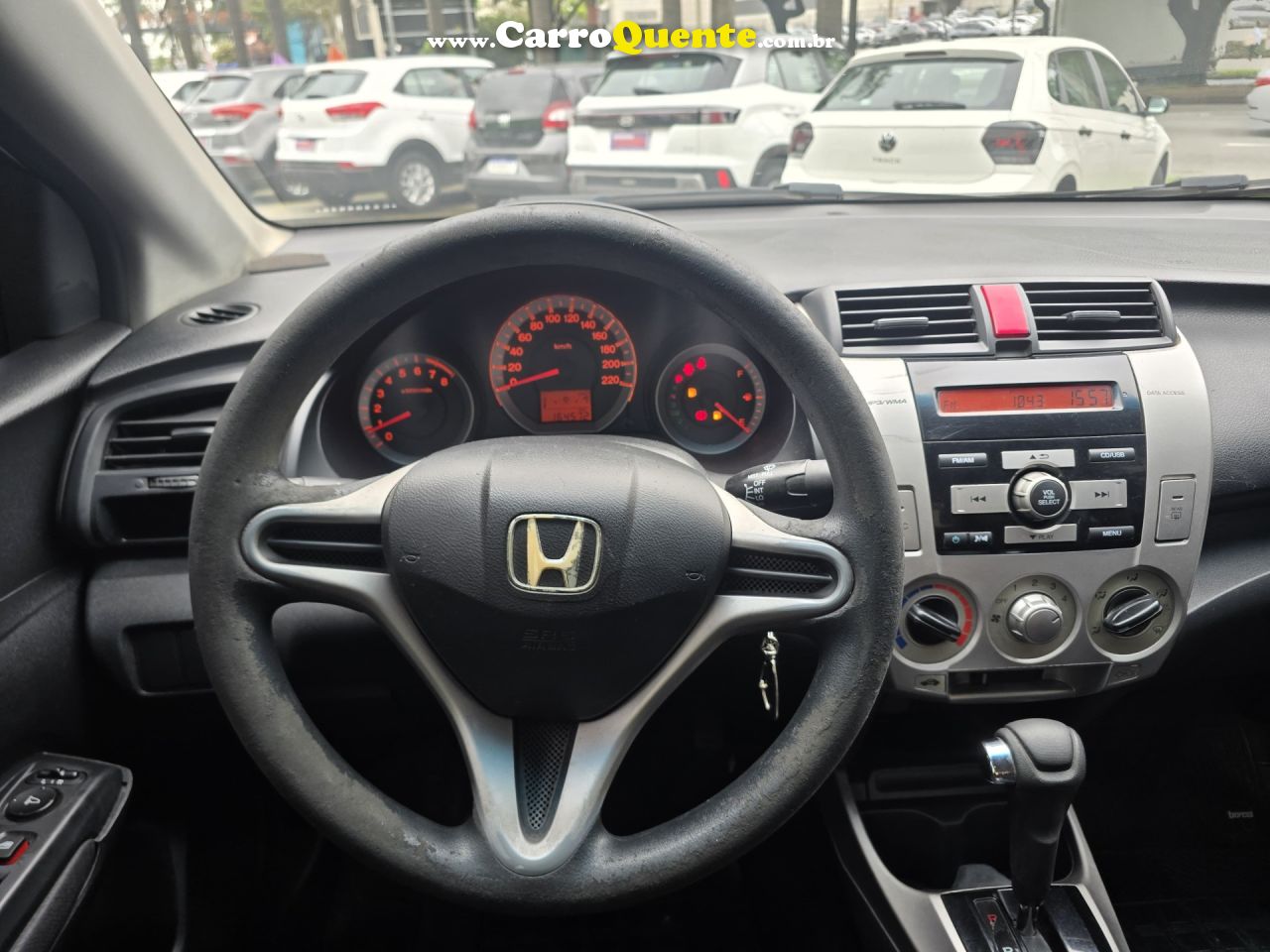HONDA   CITY SEDAN LX 1.5 FLEX 16V 4P AUT.   CINZA 2012 1.5 FLEX - Loja