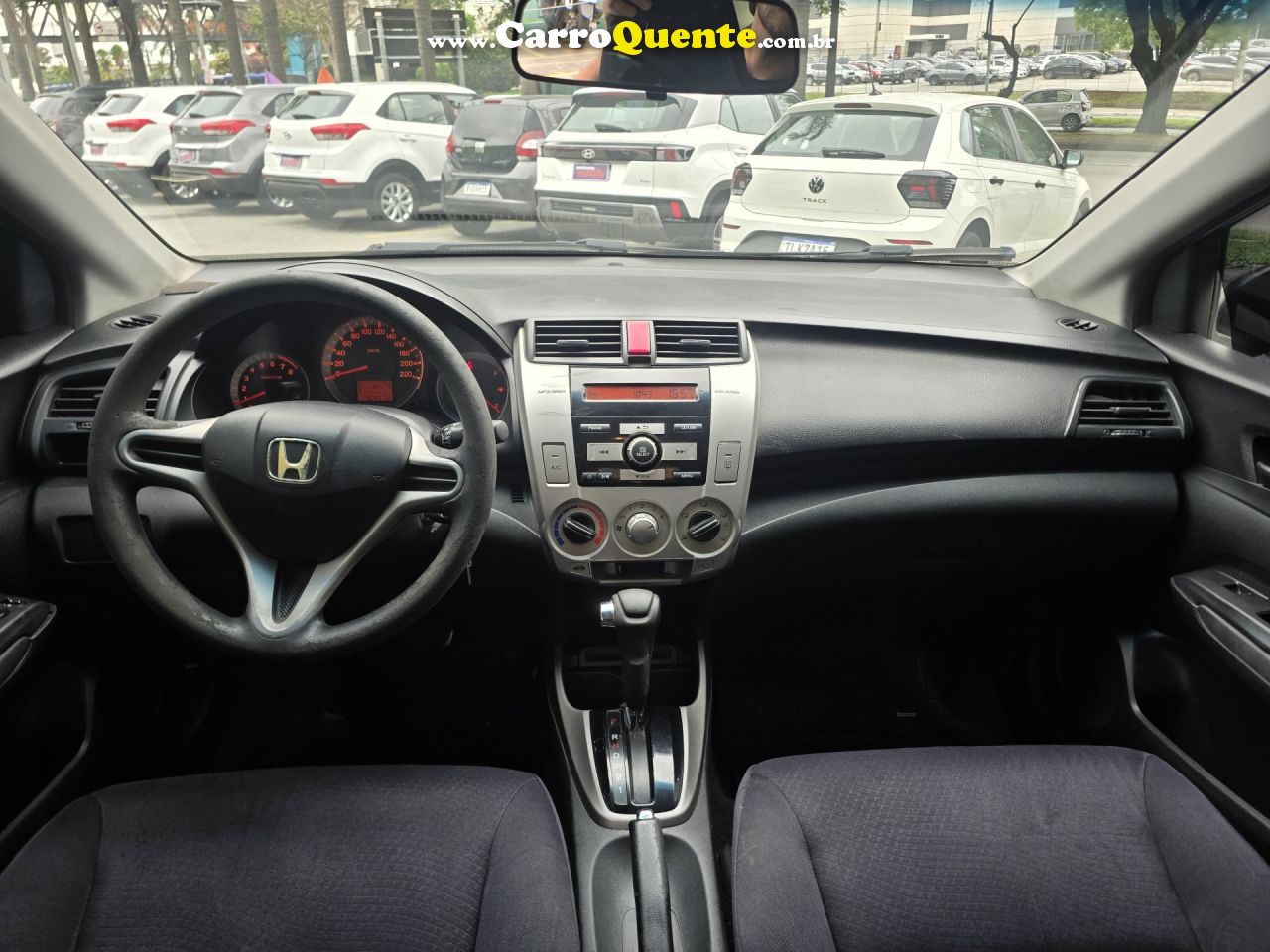 HONDA   CITY SEDAN LX 1.5 FLEX 16V 4P AUT.   CINZA 2012 1.5 FLEX - Loja