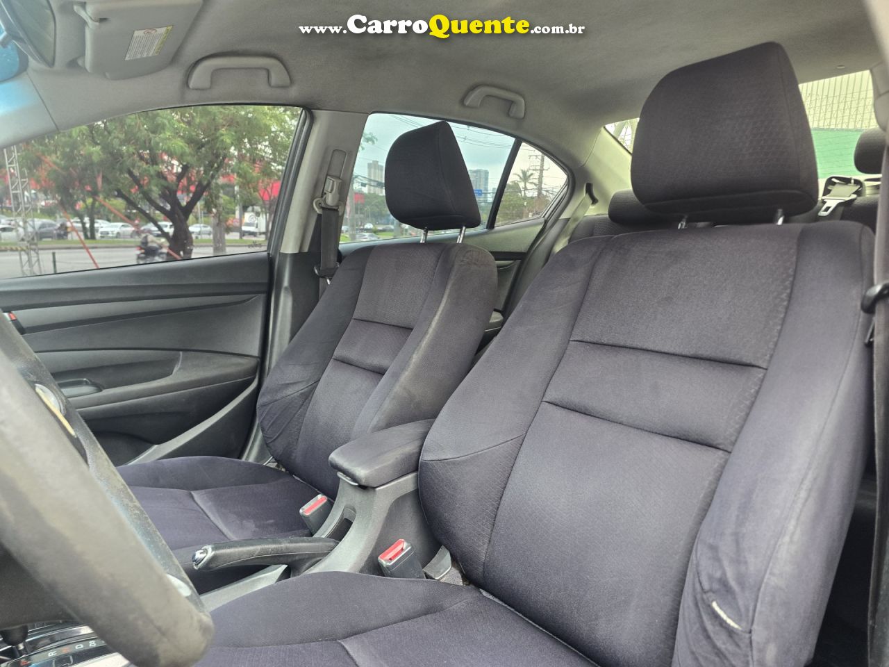 HONDA   CITY SEDAN LX 1.5 FLEX 16V 4P AUT.   CINZA 2012 1.5 FLEX - Loja