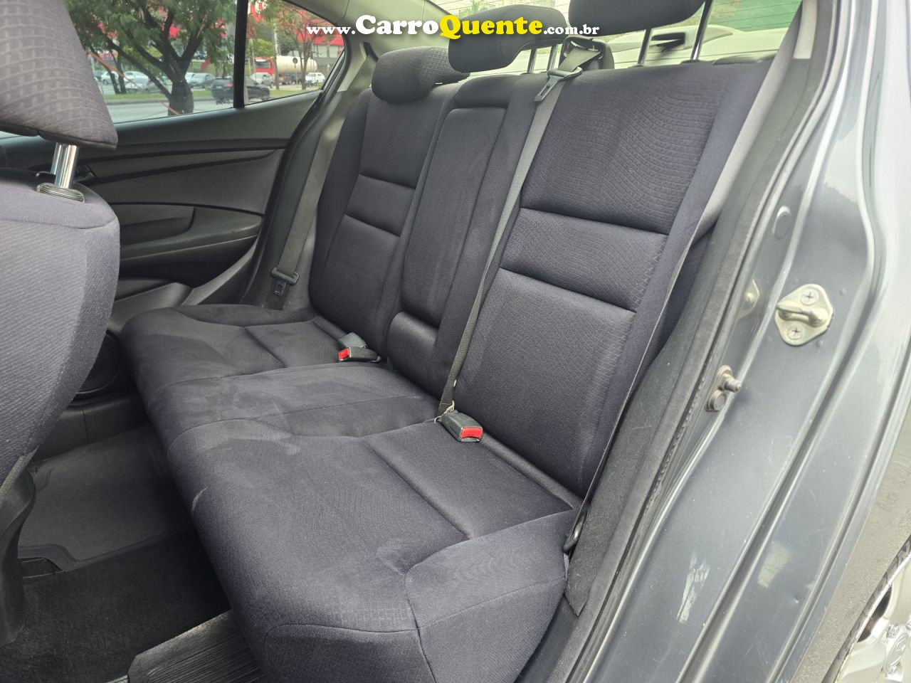 HONDA   CITY SEDAN LX 1.5 FLEX 16V 4P AUT.   CINZA 2012 1.5 FLEX - Loja