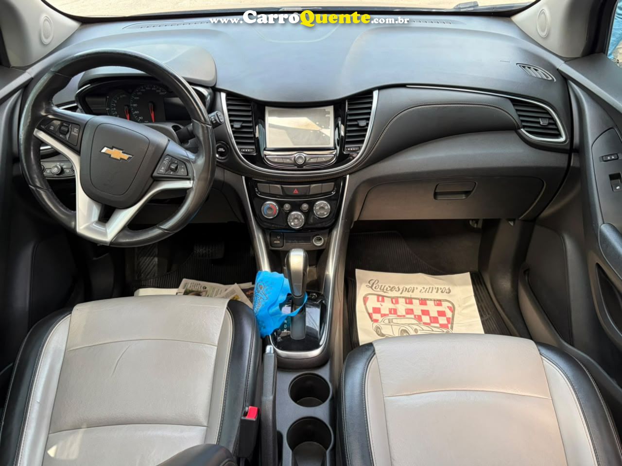 CHEVROLET   TRACKER LTZ 1.4 TURBO 16V FLEX 4X2 AUT.   CINZA 2017 1.4 FLEX - Loja