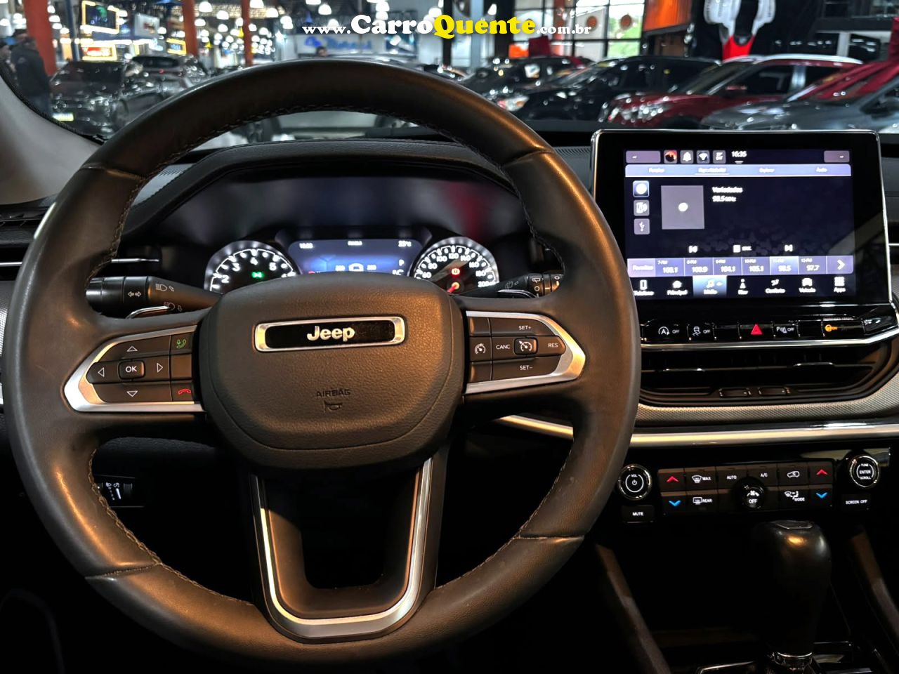 COMPASS 2022 T270 TURBO LONGITUDE AR DIGITAL + COURO 2022 - Loja
